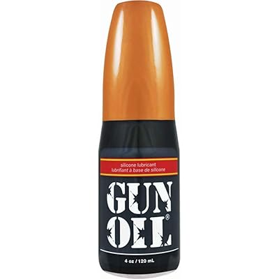 Gun Oil H2O 2 oz water-based lubricant bottle enriched with aloe and botanicals