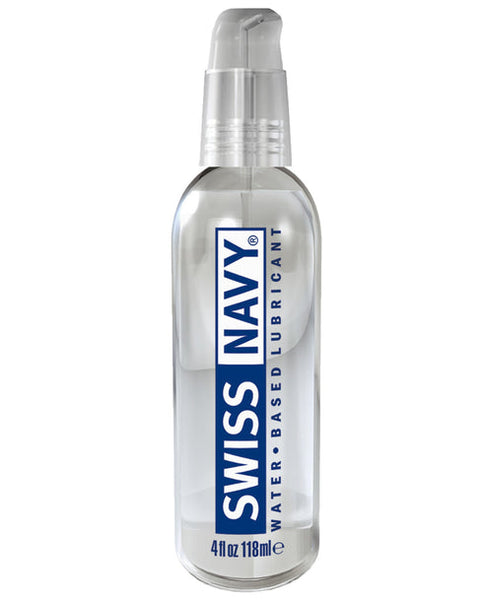 Swiss Navy Water-Based Lubricant 2 fl oz bottle with gel-to-liquid formula