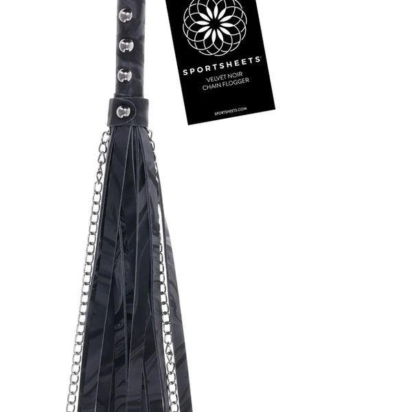 "Velvet Noir Chain Flogger SS37009"