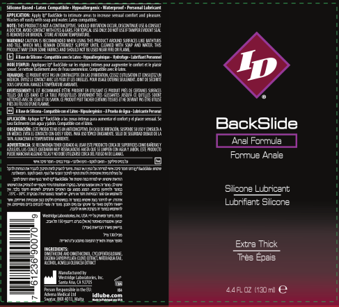 ID Backslide Silicone Lubricant 8.5 Oz