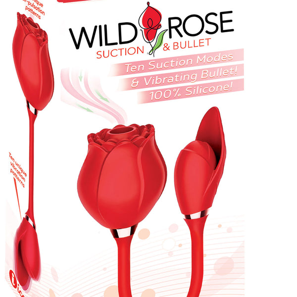 "Wild Rose Suction and Bullet - Red IC1703"