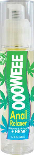 "Oooweee Anal Relaxer Silicone Lubricant Plus Hemp - 1.7 Fl. Oz. / 50 ml BA-OWE17"