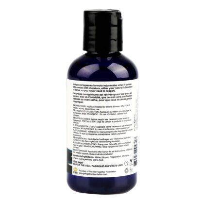 Bottle of Water Slide Personal Lubricant 1 oz vegan water-based formula on a white background