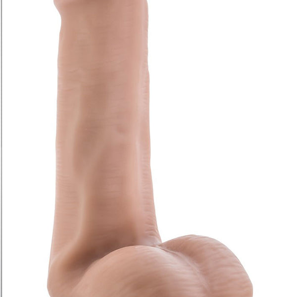 "Dr. Skin - Dr. Jeffrey - 6.5 Inch Dildo With Balls - Beige BL-14803"