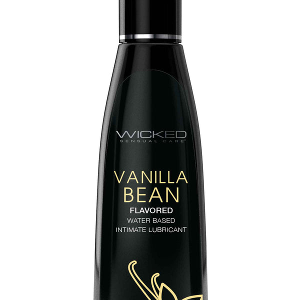 "Aqua Vanilla Bean Flavored Water Based Intimate Lubricant - 4 Fl. Oz. WS-90334"