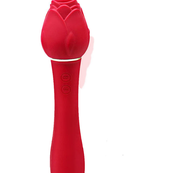 "Wild Rose Suction Vibrator - Red IC1706"